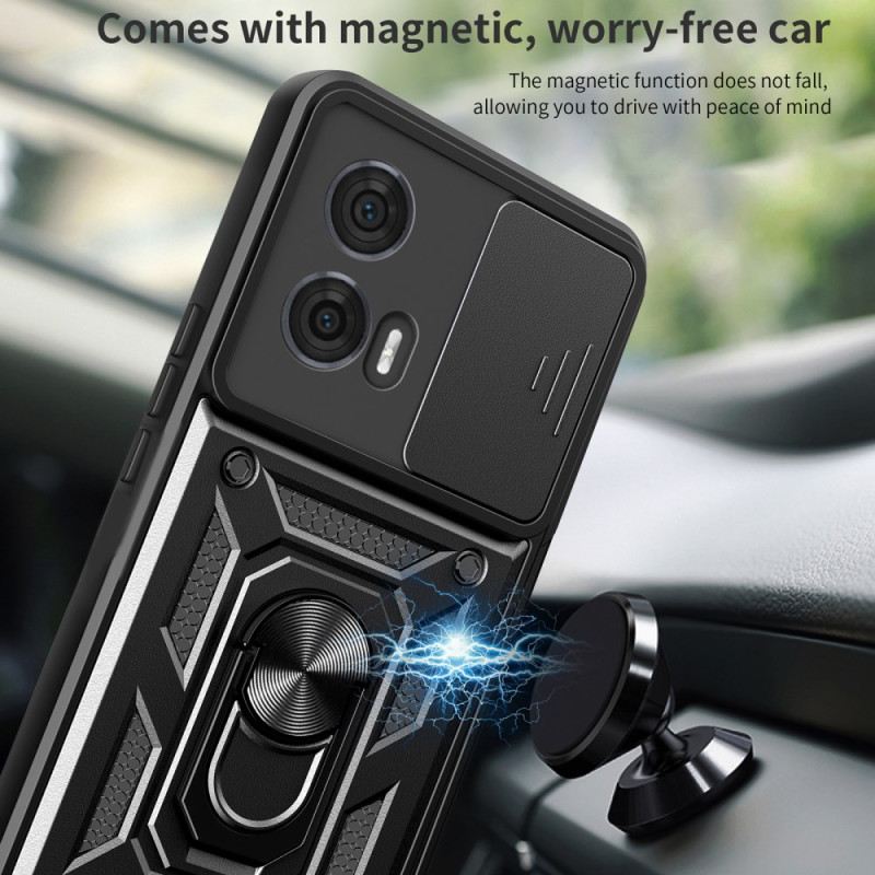 Maskica Motorola Edge 50 Fusion Potporni Prsten I Klizna Zaštita Za Kameru