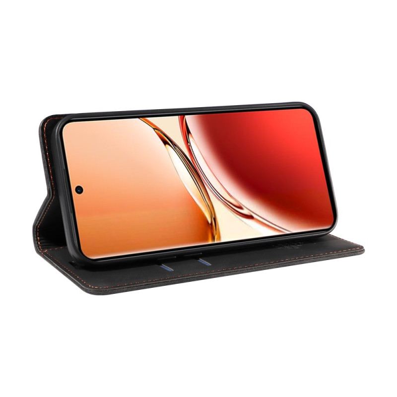 Flip Futrola Za Oppo Reno 12f 5g Efekt Antilop Kože S Rfid Blokiranjem Betopnice