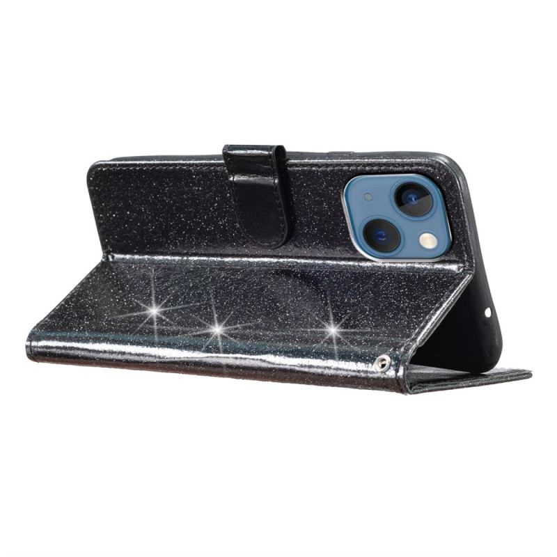 Futrola iPhone 15 Plus Svjetlucavi Efekt S Remenom