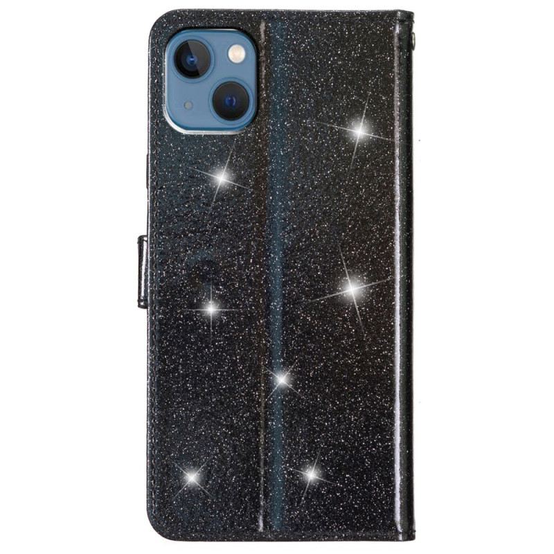 Futrola iPhone 15 Plus Svjetlucavi Efekt S Remenom
