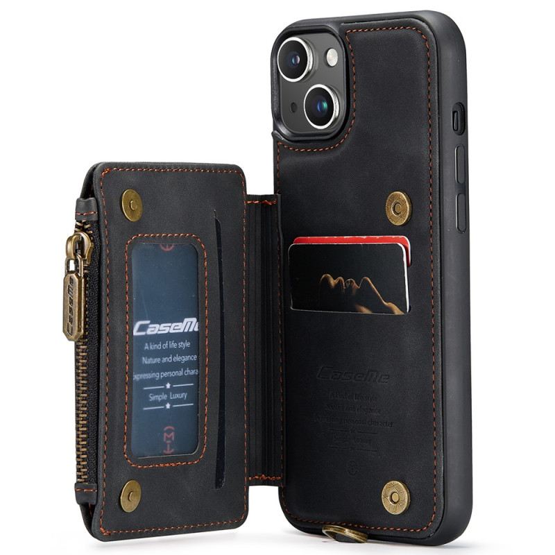 Maskica iPhone 15 Plus Novčanik Caseme Stil Novčanika