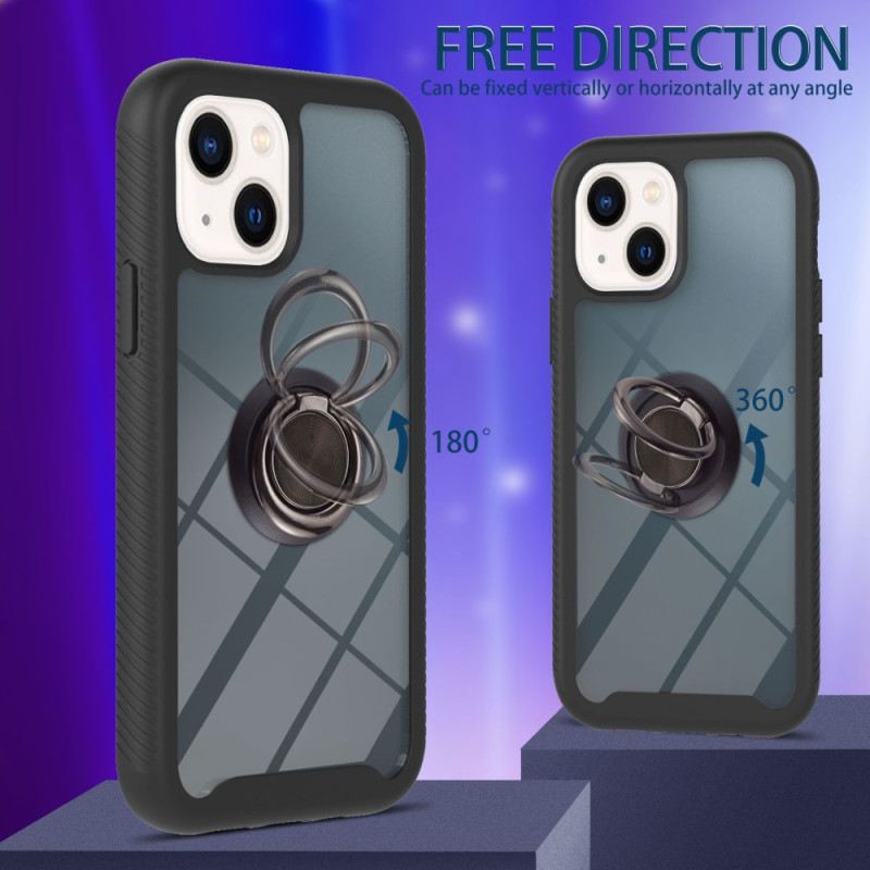 Maskica iPhone 15 Plus Prozirna S Potpornim Prstenom