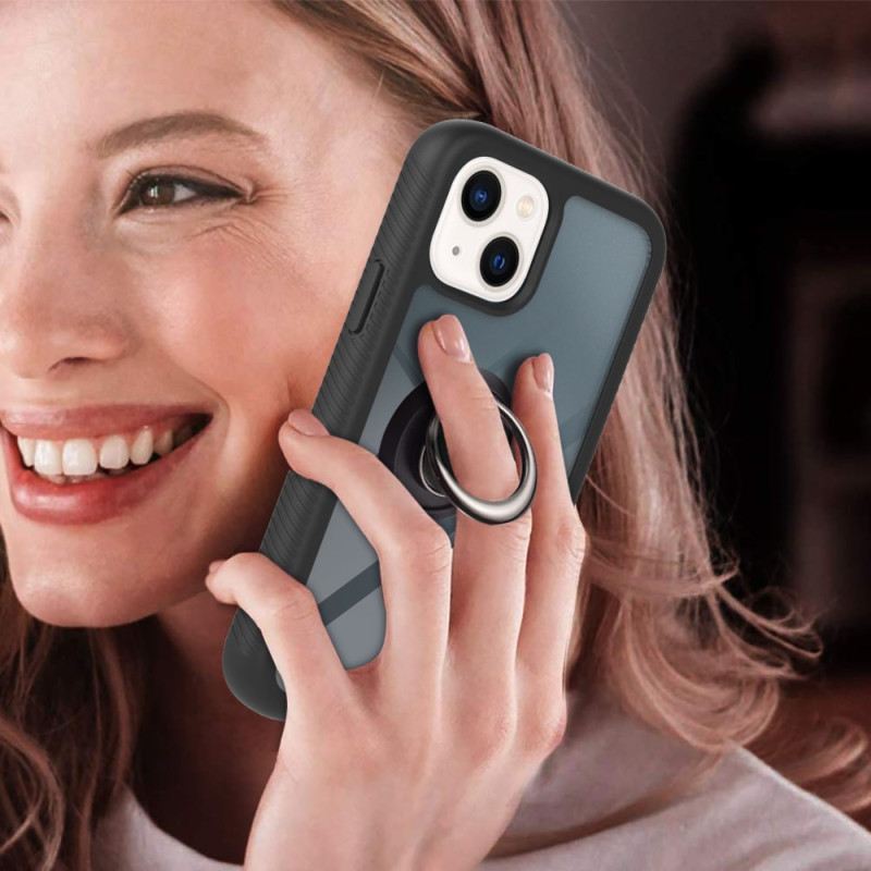 Maskica iPhone 15 Plus Prozirna S Potpornim Prstenom
