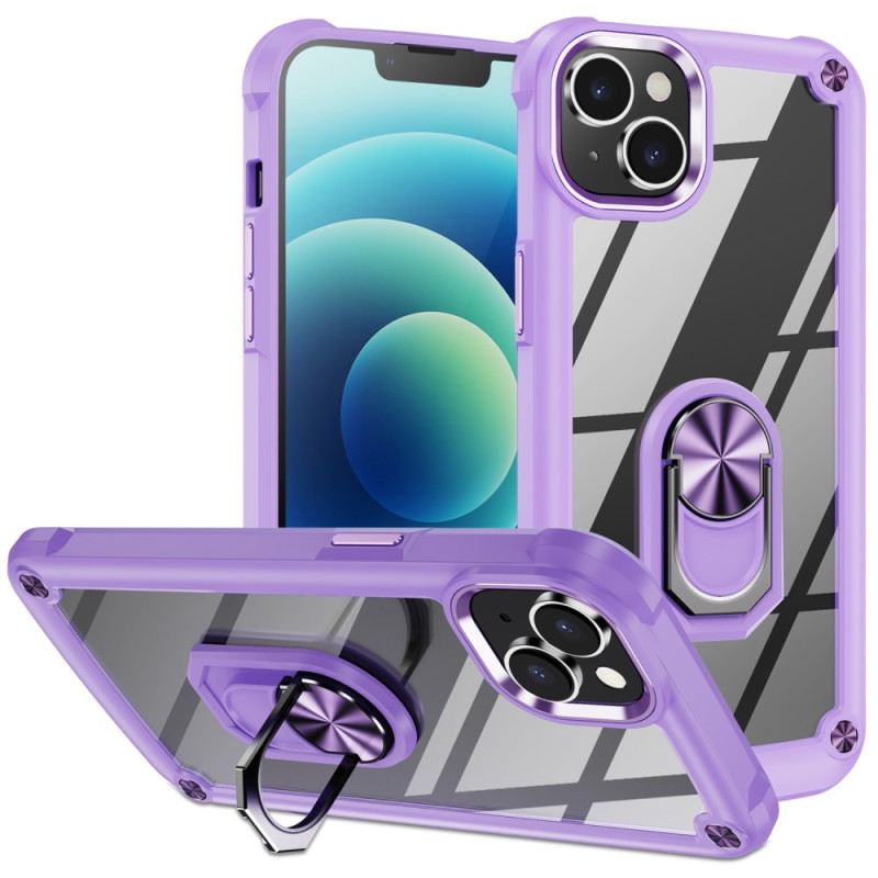 Maskica iPhone 15 Plus Prozirno S Potpornim Prstenom
