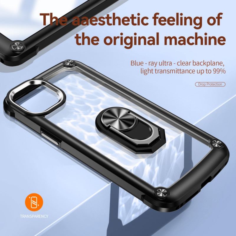 Maskica iPhone 15 Plus Prozirno S Potpornim Prstenom