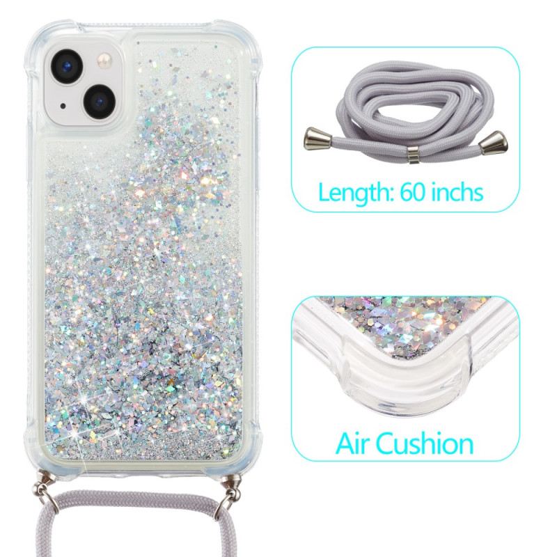 Maskica iPhone 15 Plus Uzica Sa Šljokicama