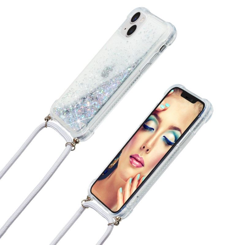 Maskica iPhone 15 Plus Uzica Sa Šljokicama