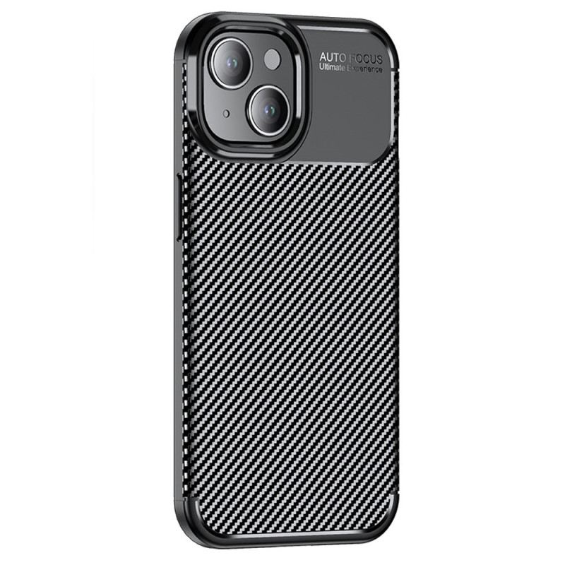 Maskica iPhone 15 Plus Vlakna S Karbonskom Teksturom