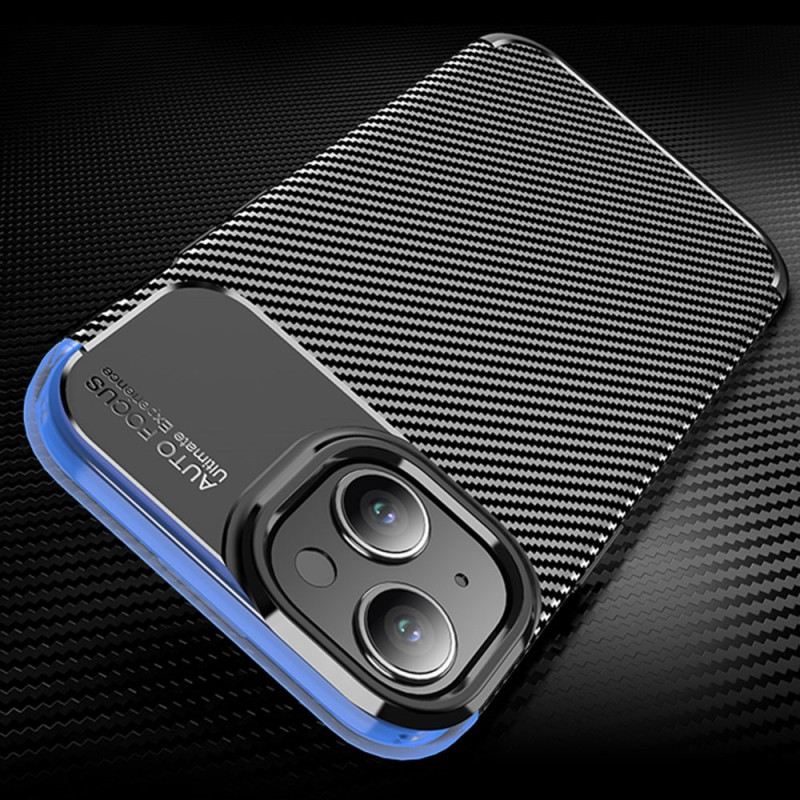 Maskica iPhone 15 Plus Vlakna S Karbonskom Teksturom