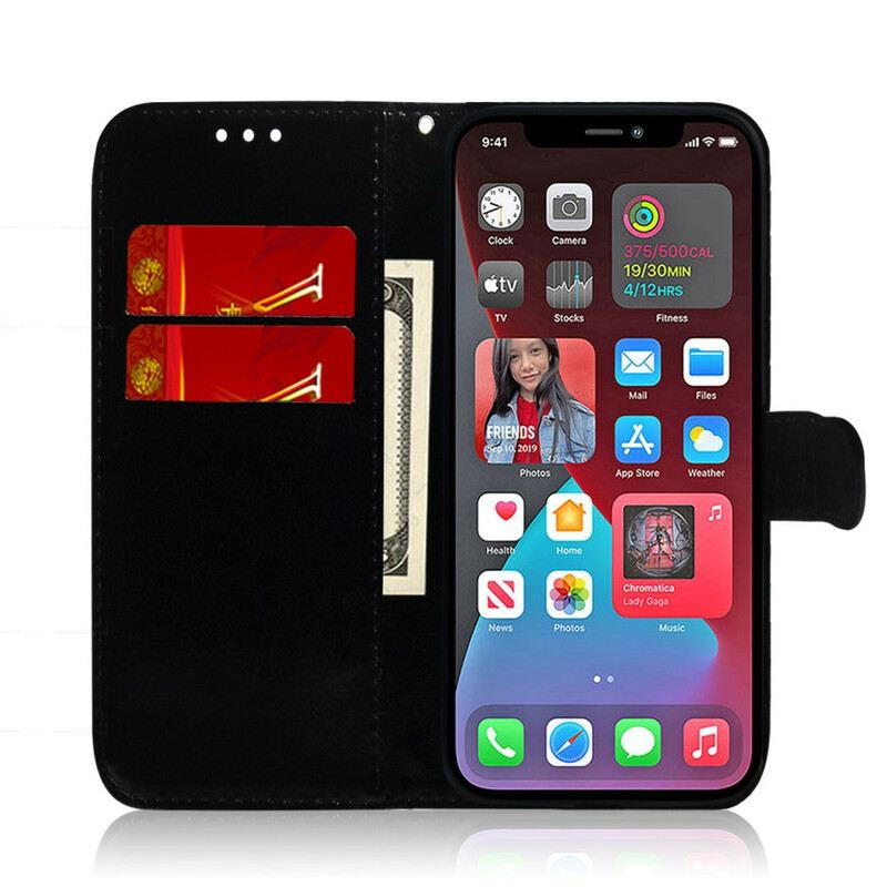 Futrola iPhone 13 Pro Max Poklopac Ogledala Od Umjetne Kože
