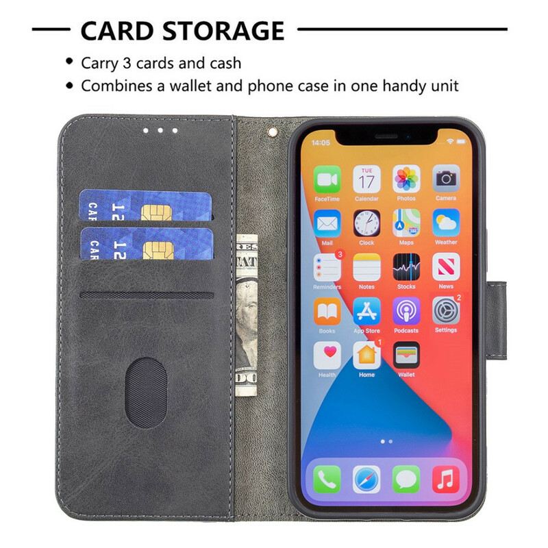 Kožna Futrola iPhone 13 Pro Max Klasični Efekt Krokodilske Kože