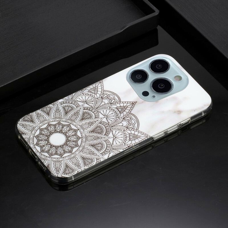 Maskica iPhone 13 Pro Max Mramorirana Mandala