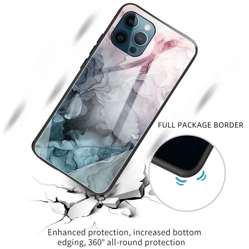 Maskica iPhone 13 Pro Max Mramorno Kaljeno Staklo