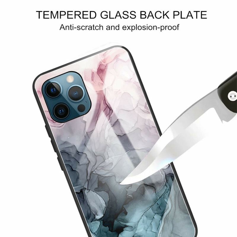 Maskica iPhone 13 Pro Max Mramorno Kaljeno Staklo