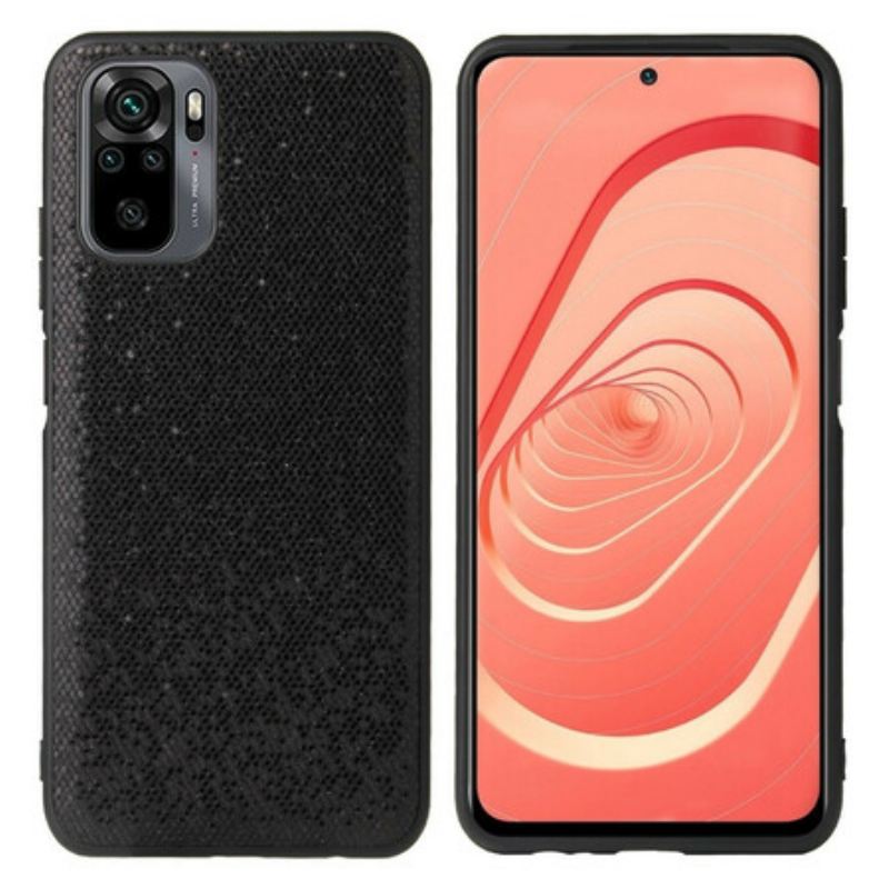 Maskica Xiaomi Redmi Note 10 / 10S Crne Šljokice