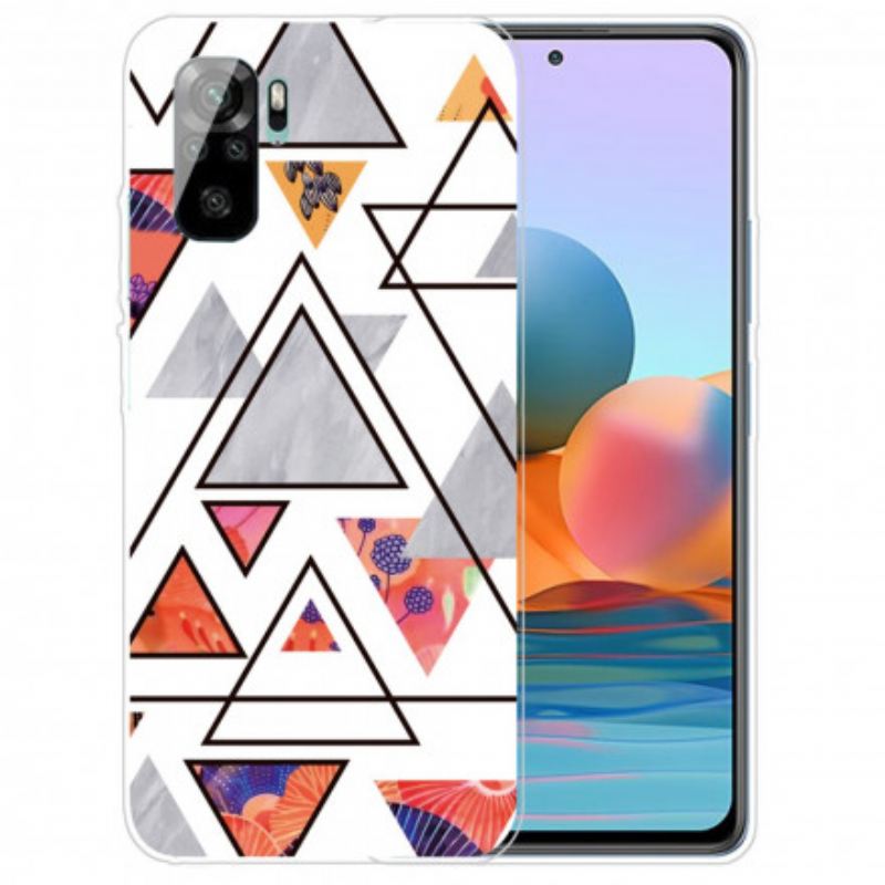 Maskica Xiaomi Redmi Note 10 / 10S Mramorni Trokuti