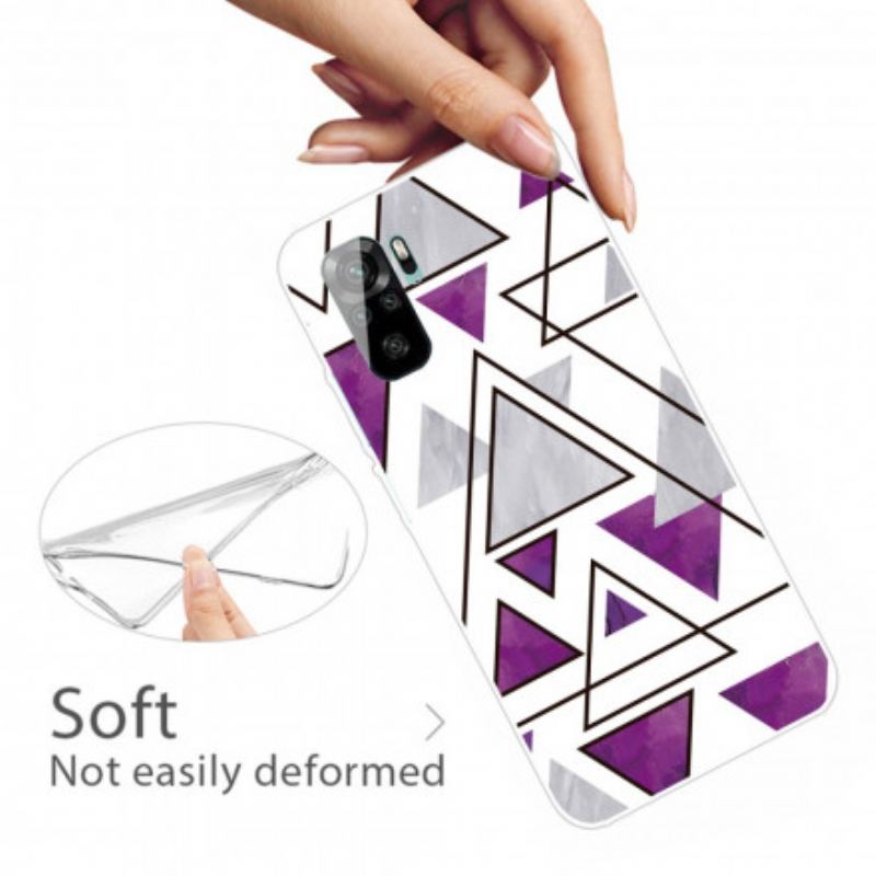 Maskica Xiaomi Redmi Note 10 / 10S Mramorni Trokuti