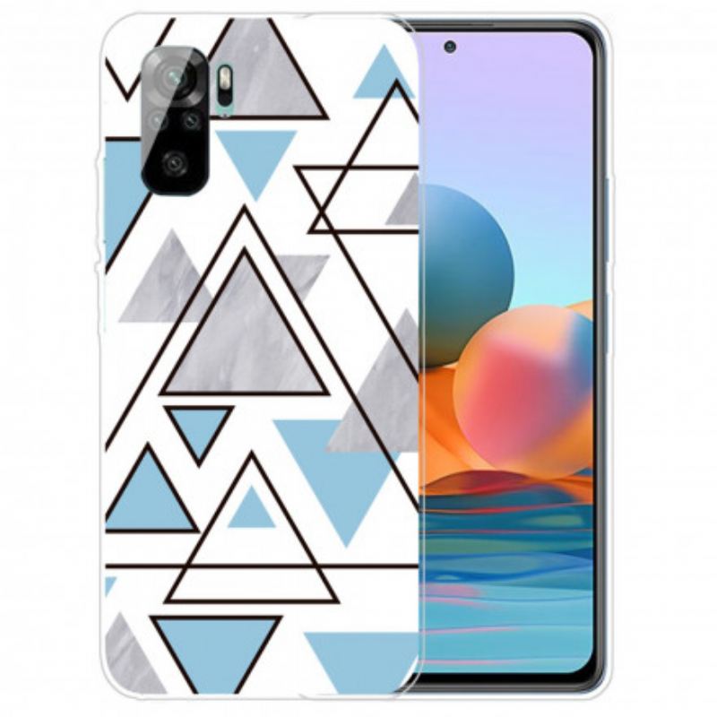 Maskica Xiaomi Redmi Note 10 / 10S Mramorni Trokuti