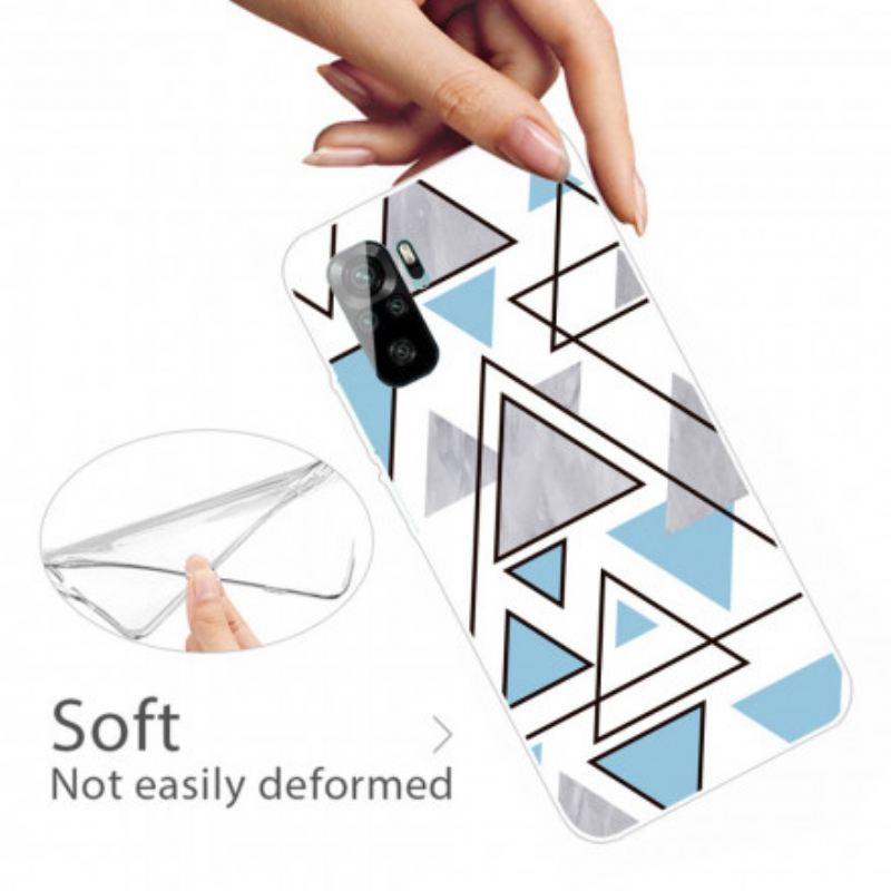 Maskica Xiaomi Redmi Note 10 / 10S Mramorni Trokuti