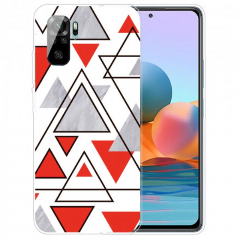 Maskica Xiaomi Redmi Note 10 / 10S Mramorni Trokuti