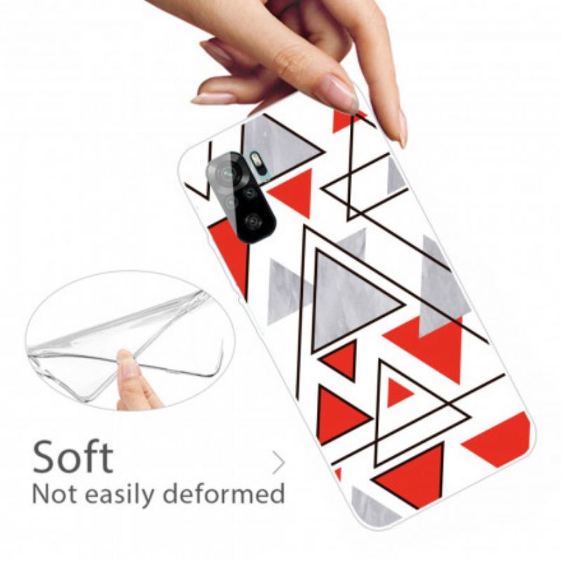 Maskica Xiaomi Redmi Note 10 / 10S Mramorni Trokuti