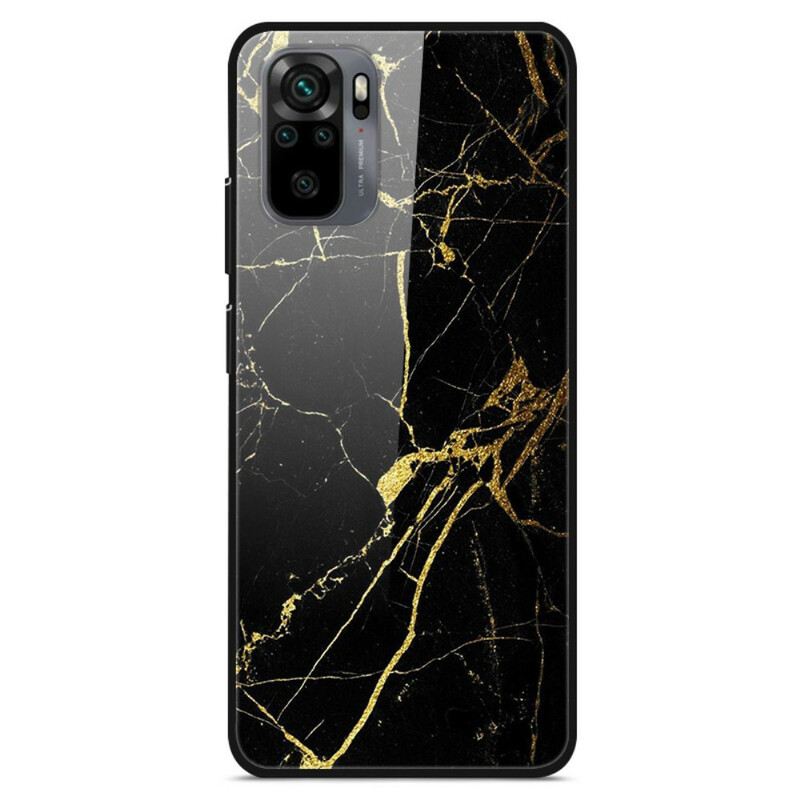 Maskica Xiaomi Redmi Note 10 / 10S Vrhunsko Mramorno Kaljeno Staklo