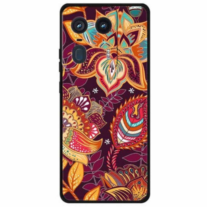 Maskica Motorola Edge 50 Ultra Zlatni Cvijet Cerkida