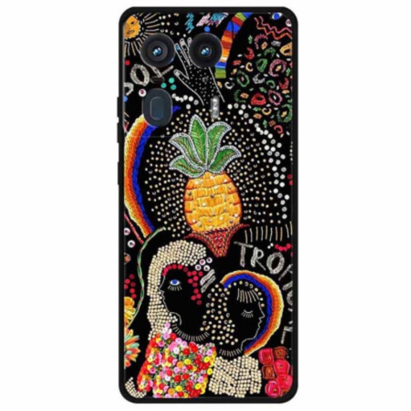 Maskica Za Motorola Edge 50 Ultra Cvijet Ananasa