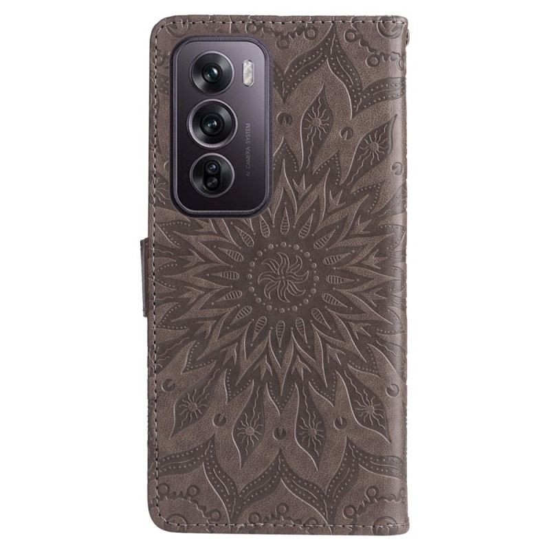 Kožna Futrola Za Oppo Reno 12 Pro 5g Mandala S Remenom