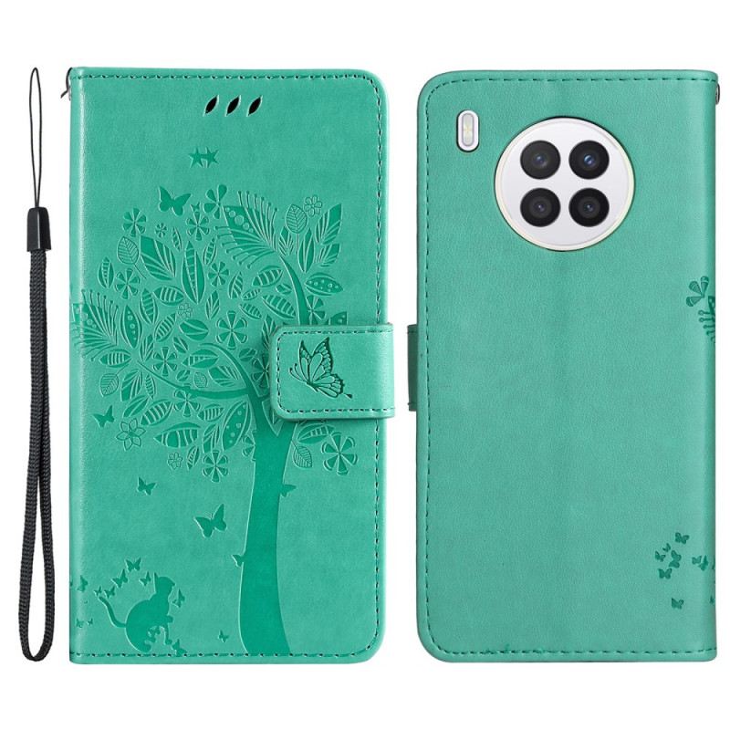 Futrola Huawei Nova 8i Tree And Strappy Cat