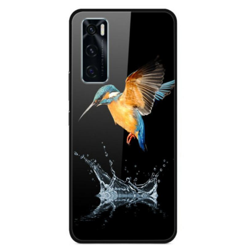 Maskica Vivo Y70 Crown Bird Kaljeno Staklo