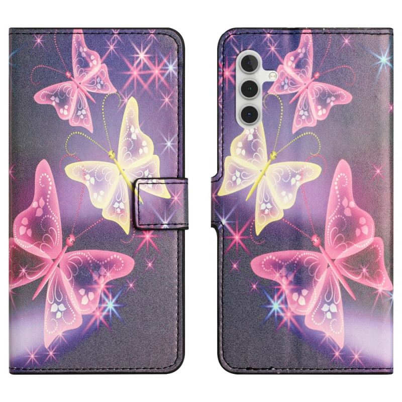 Flip Futrola Samsung Galaxy A15 5g Svjetlucavi Leptiri