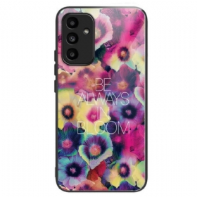 Maskica Za Samsung Galaxy A15 5g Šareno Cvijeće Od Kaljenog Stakla