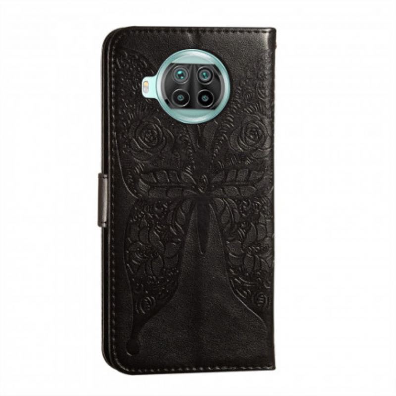 Kožna Futrola Xiaomi Redmi Note 9 Pro 5G Dizajn Leptira