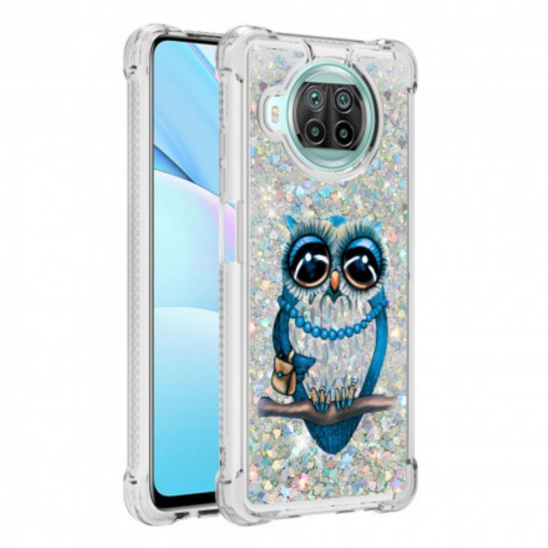 Maskica Xiaomi Redmi Note 9 Pro 5G Miss Owl Sequins