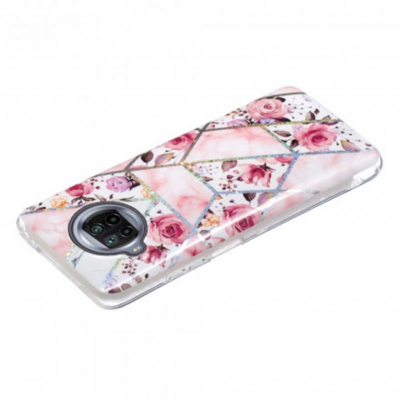 Maskica Xiaomi Redmi Note 9 Pro 5G Mramorirano Cvijeće