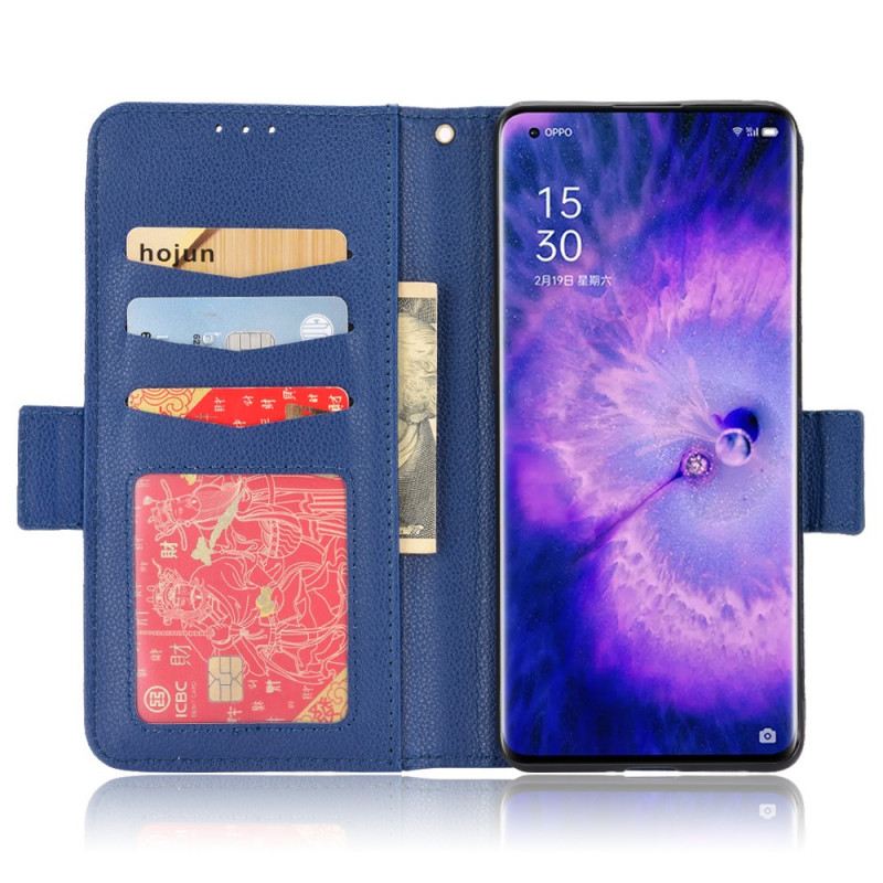 Kožna Futrola Oppo Find X5 Flip Futrola Dvostruki Preklop Nove Boje
