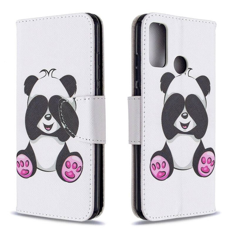 Kožna Futrola Huawei P Smart 2020 Panda Zabava