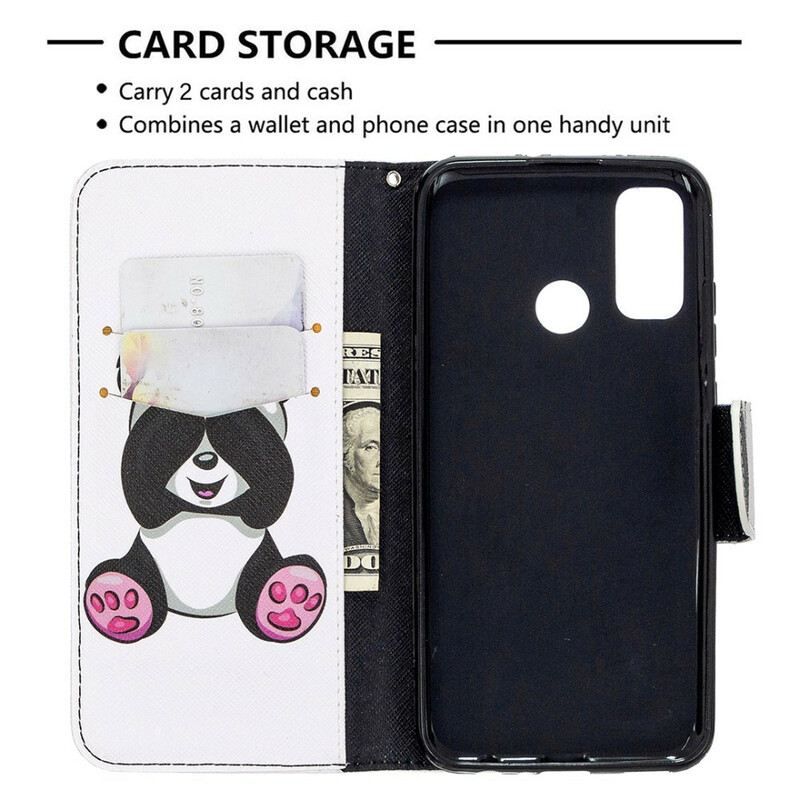 Kožna Futrola Huawei P Smart 2020 Panda Zabava