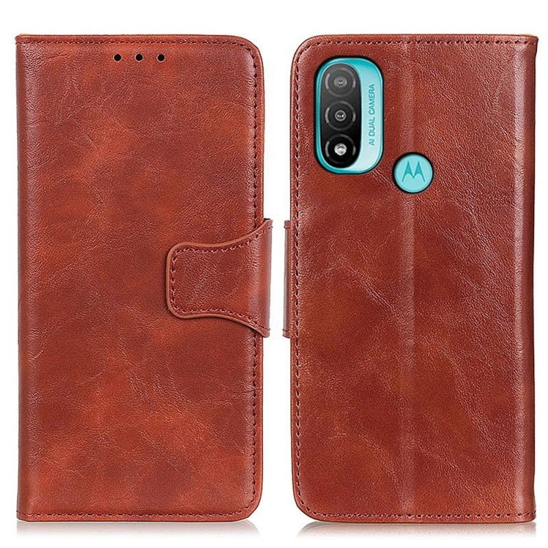 Kožna Futrola Moto E40 / E30 / E20 Flip Futrola Dvostrani Magnetski Poklopac