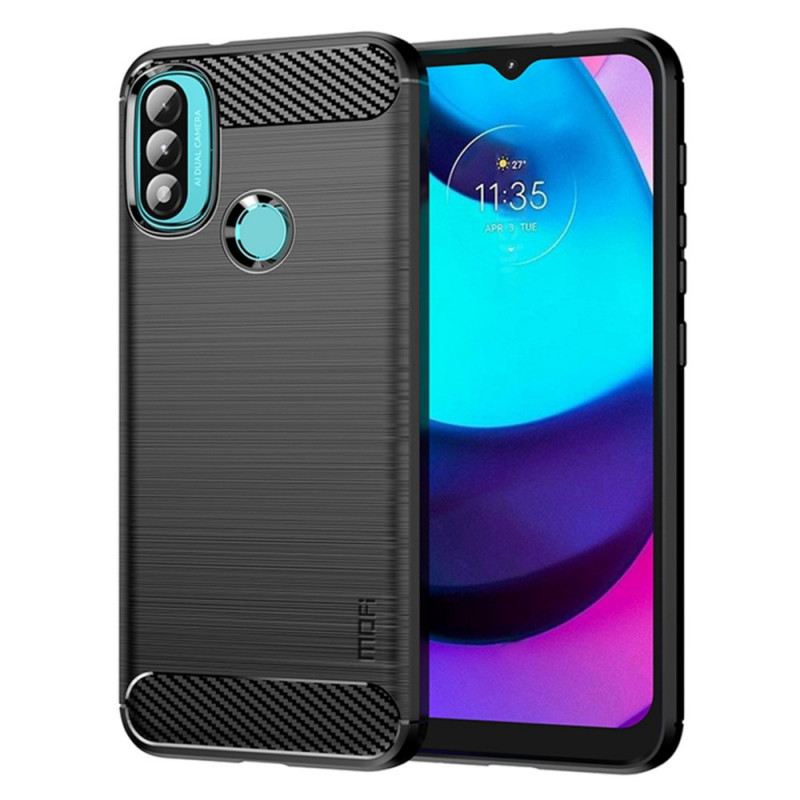 Maskica Moto E40 / E30 / E20 Mofi Brušena Karbonska Vlakna