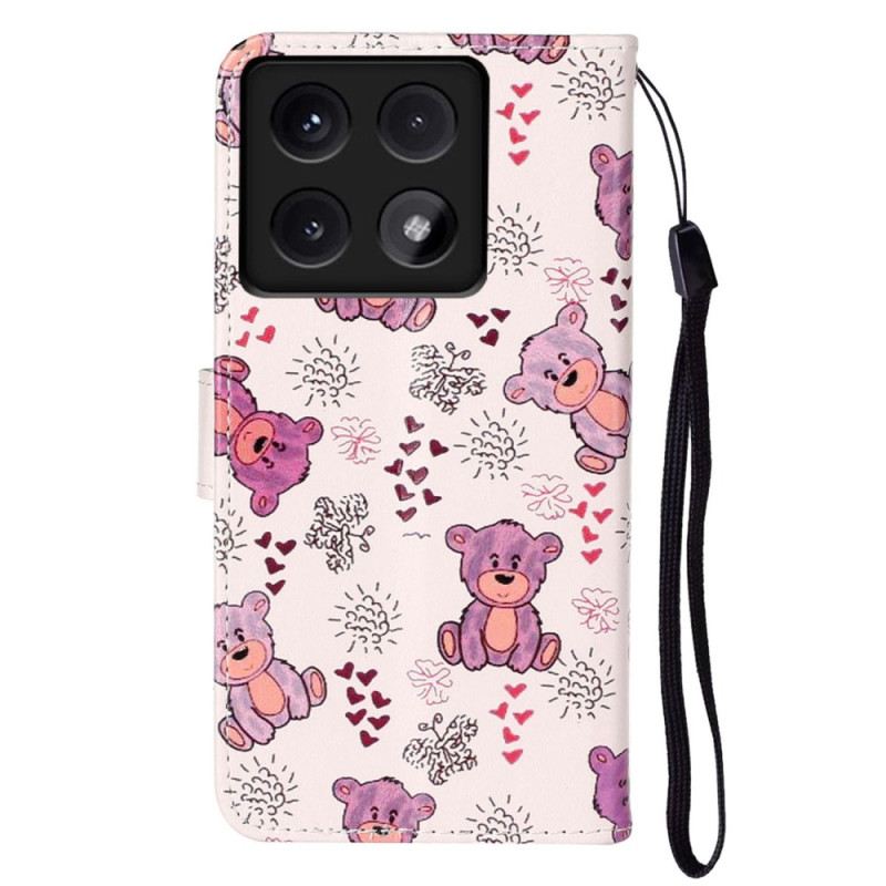 Kožna Futrola Xiaomi 14t Premium Medvjed