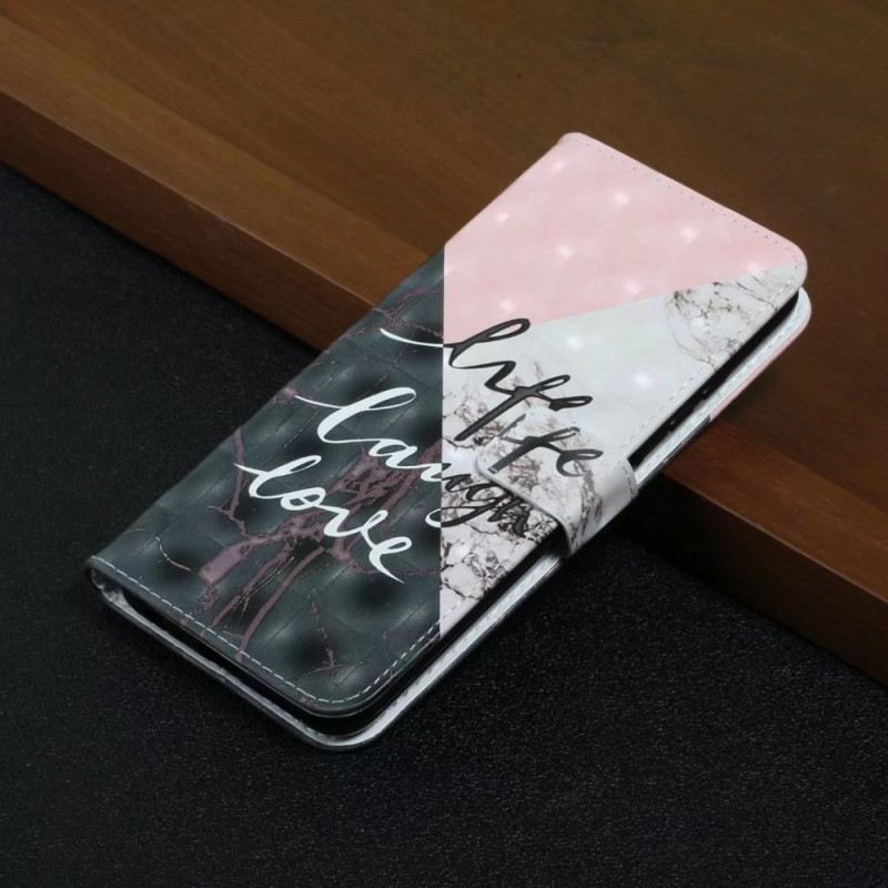 Kožna Futrola Za Xiaomi 14t Trobojni Mramor