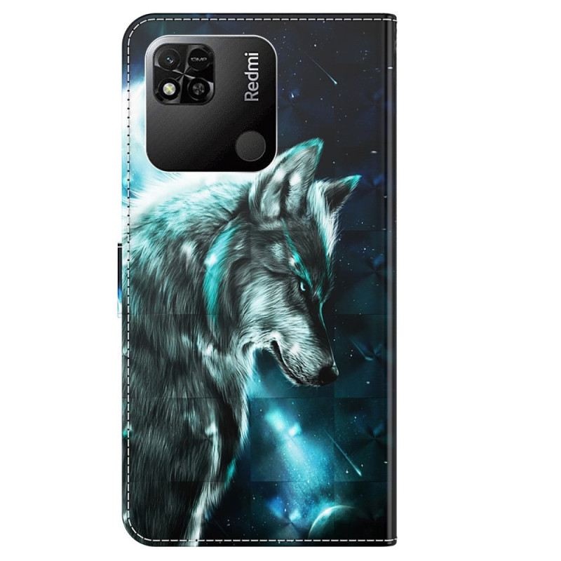 Flip Futrola Xiaomi Redmi 10A Lanyard Wolf
