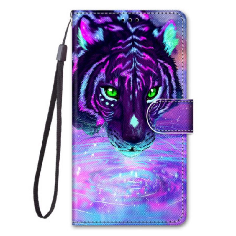 Futrola Xiaomi Redmi 10A Neonski Tigar S Remenom