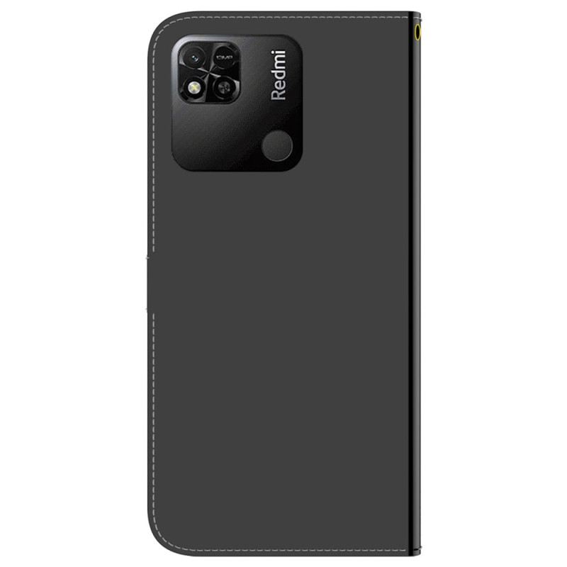 Futrola Xiaomi Redmi 10A Umjetna Zrcalna Koža S Remenom