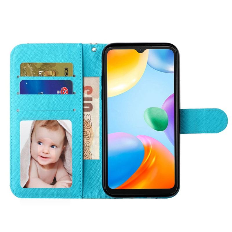 Kožna Futrola Xiaomi Redmi 10A Ponosni Vuk S Remenom