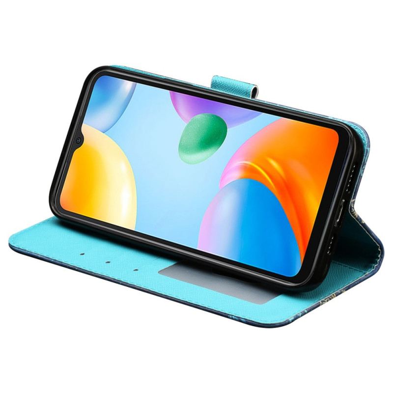 Kožna Futrola Xiaomi Redmi 10A Ponosni Vuk S Remenom