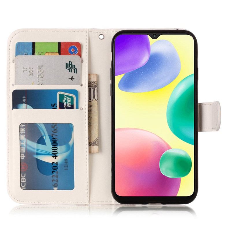 Kožna Futrola Xiaomi Redmi 10A Šarene Tange Leptiri