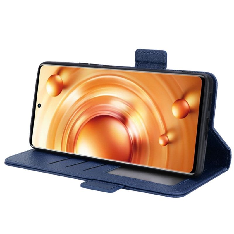 Kožna Futrola Vivo X80 Pro Flip Futrola Dvostruki Preklop Nove Boje